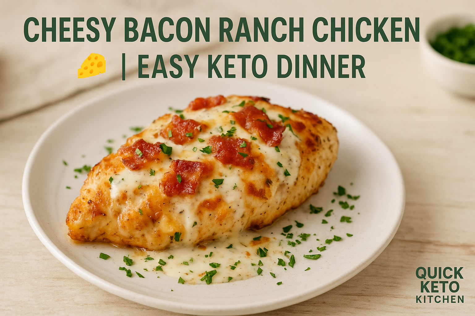 Cheesy Bacon Ranch Chicken